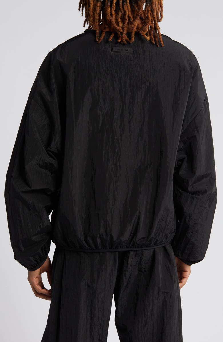 Fear of God Essentials Oversize Nylon Crewneck Pullover, Alternate, color, 