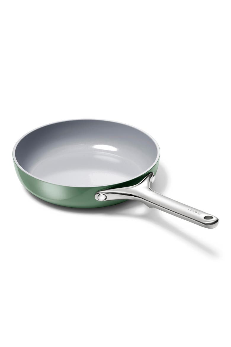 8-Inch Ceramic Nonstick Fry Pan, Main, color, SAGE