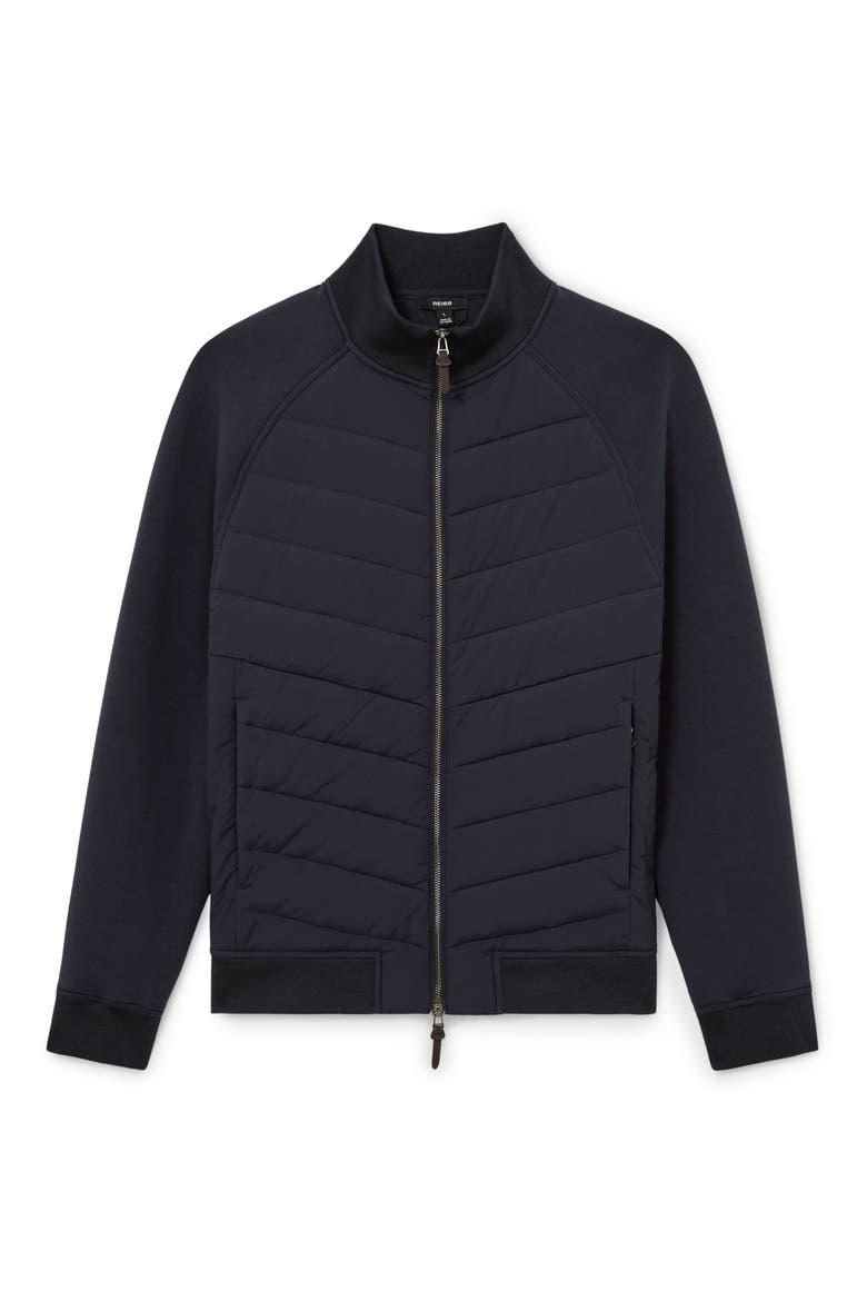 Calvorn Quilted Hybrid Jacket, Alternate, color, NAVY