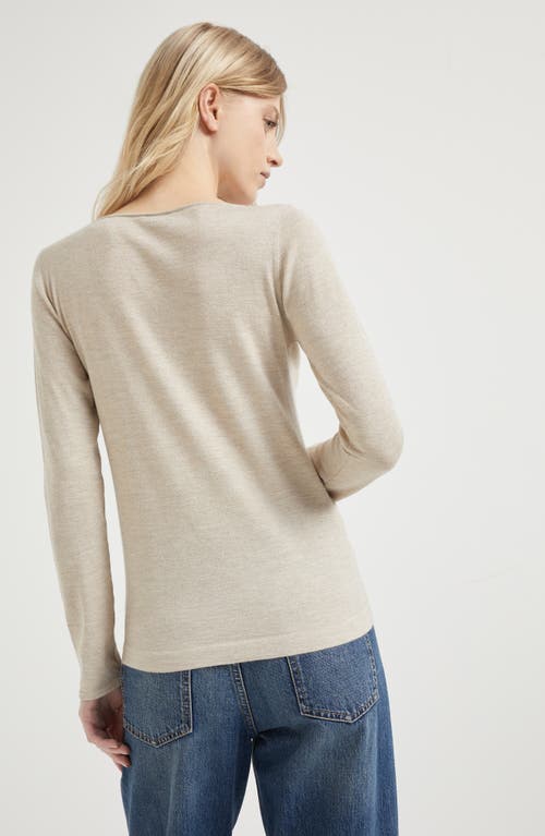Shop Brunello Cucinelli Sparkling Sweater In Desert