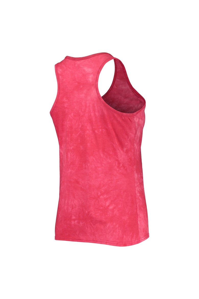 Women's Concepts Sport Red Wisconsin Badgers Billboard Tie-Dye Tank Top & Shorts Set, Alternate, color, Red
