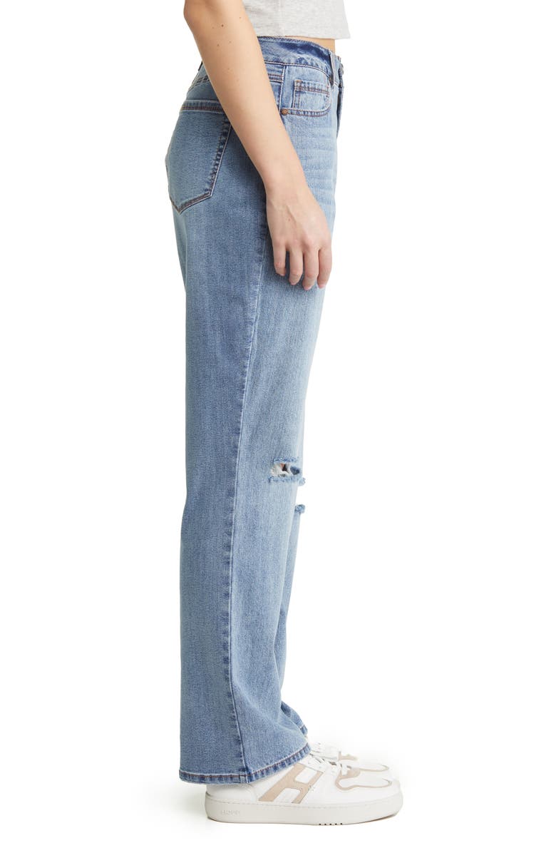 1822 Denim Ripped High Waist Boyfriend Jeans, Alternate, color,