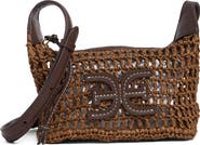 Sam Edelman Lizzie Raffia Crossbody Bag