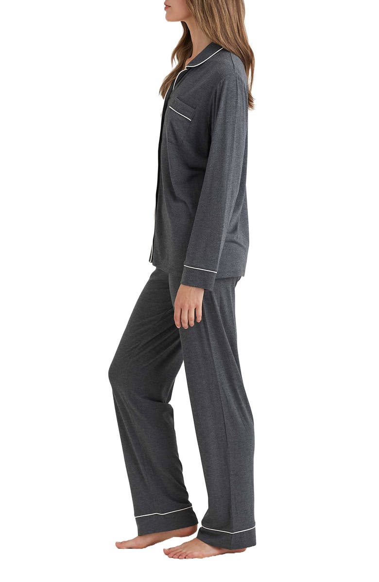 Papinelle Kate Pajamas, Alternate, color, Graphite