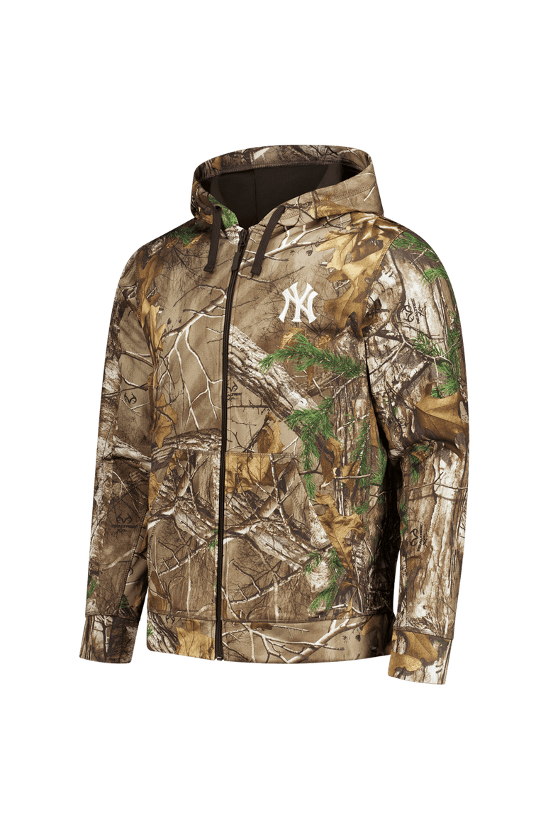 Men's Dunbrooke  Camo New York Yankees Trophy Realtree Full-Zip Hoodie, Alternate, color, Camo