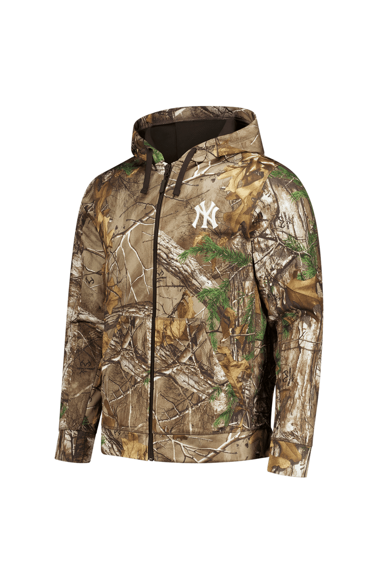 DUNBROOKE Men's Dunbrooke  Camo New York Yankees Trophy Realtree Full-Zip Hoodie, Alternate, color, Camo