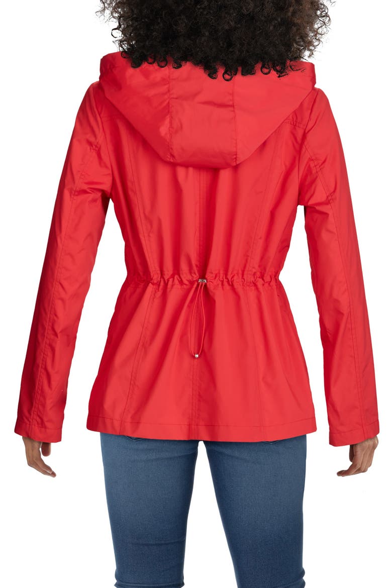 Water Repellent Hooded Parka, Alternate, color, RED