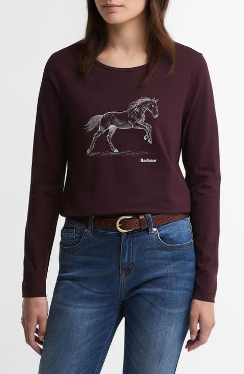 Rosamund Horse Graphic T-Shirt