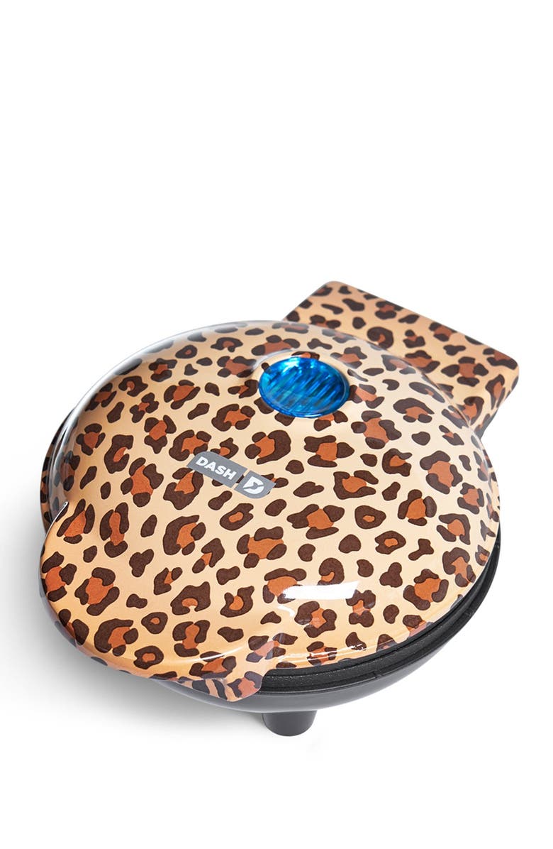 Dash Mini Waffle Maker - Leopard, Alternate, color,