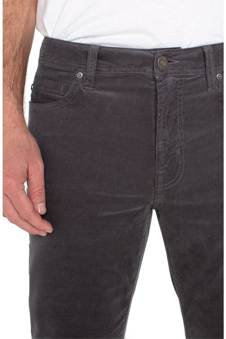 Kingston Modern Slim Straight Leg Pants, Alternate, color, GRAY PINSTRIPE