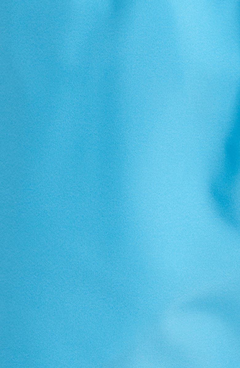 MAVRANS Wavy Stitch Embroidered Performance Swim Trunks, Alternate, color, Blue