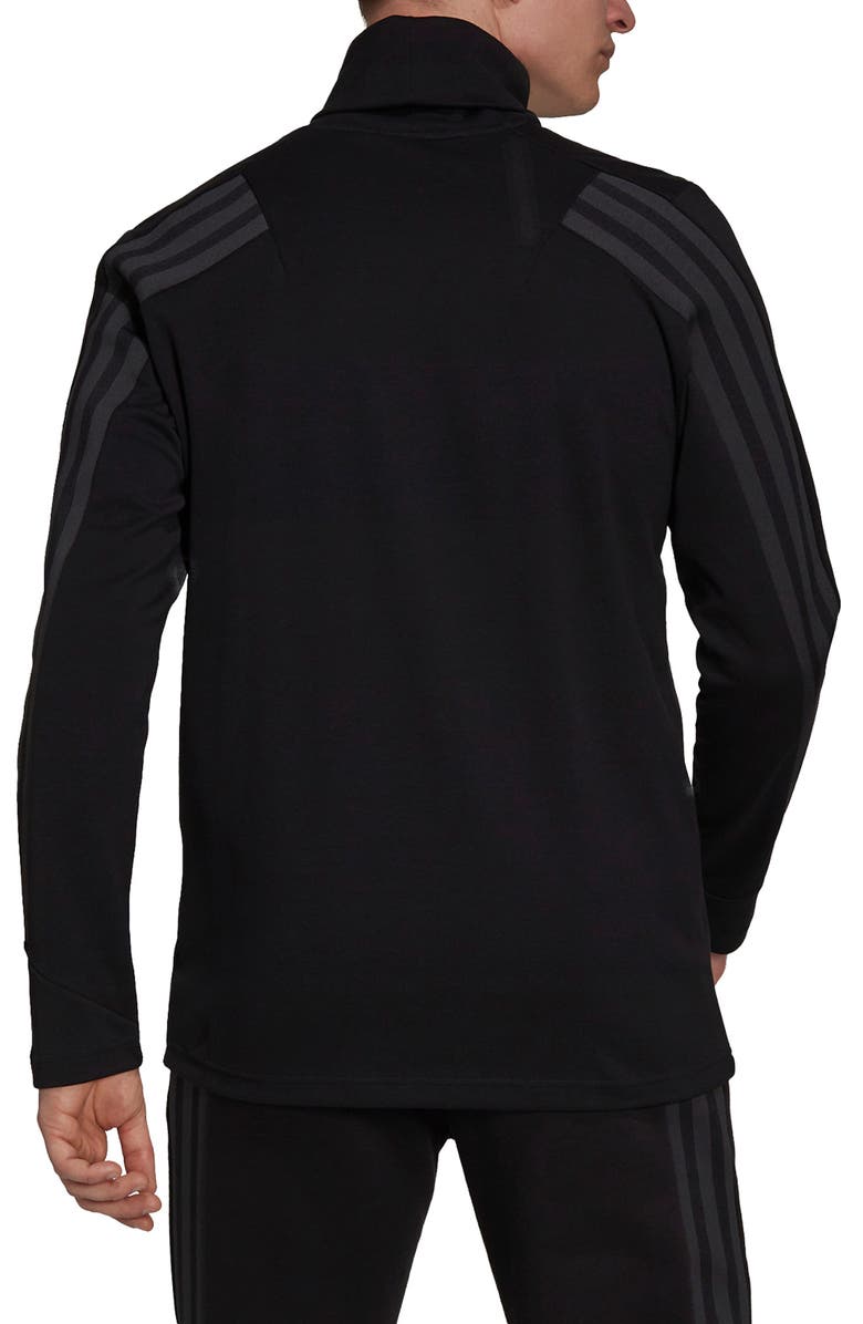 adidas Men's Future Icons Winterized Mock Neck Long Sleeve T-Shirt, Alternate, color,