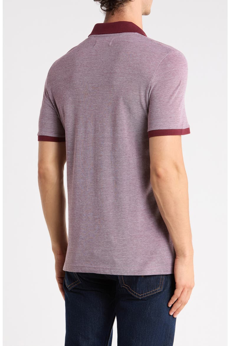 Birdseye Pique Stripe Polo, Alternate, color, 610 PORT ROYALE