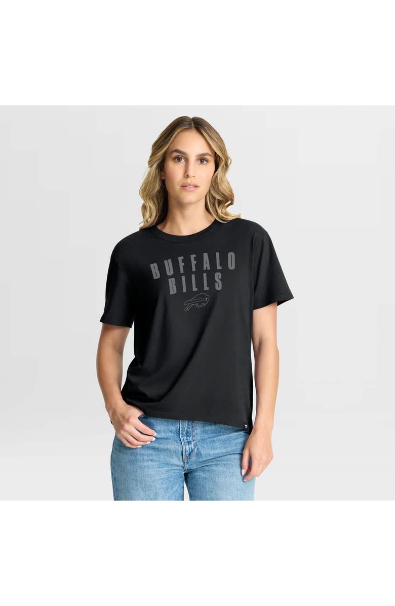 FANATICS Women's Fanatics Black Buffalo Bills Blackout Kneel Down Legacy T-Shirt, Main, color,