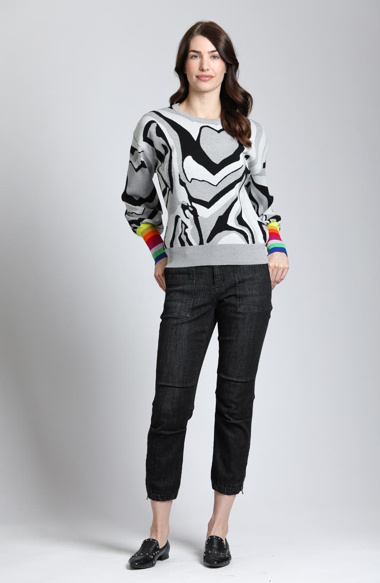 APNY Swirl Heart Sweater, Alternate, color,