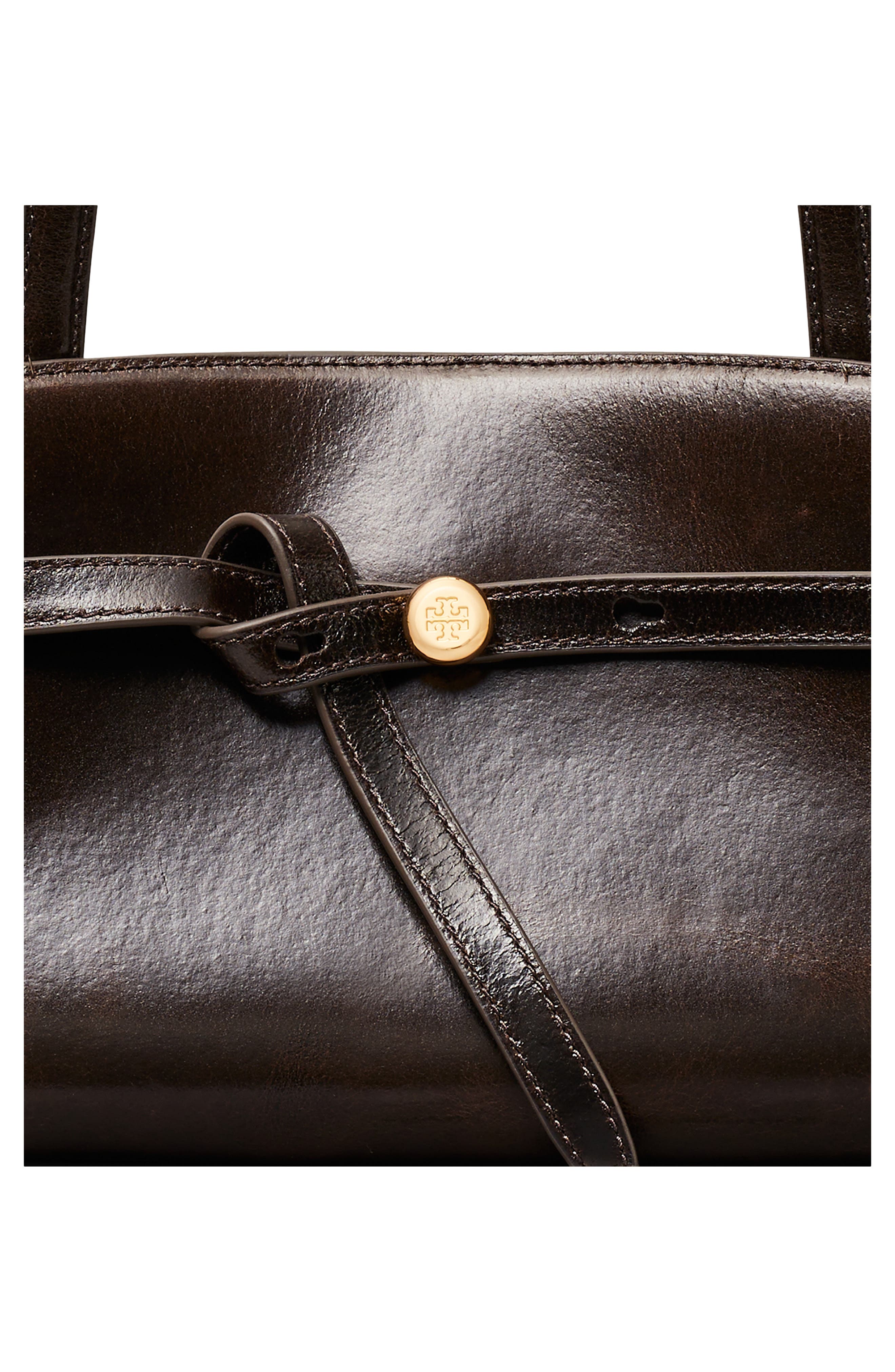 Romy Suede Bauletto Shoulder Bag, Alternate, color, DARK ROAST