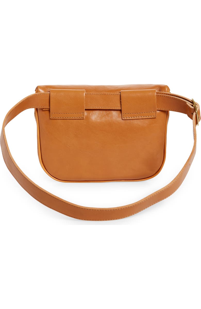 Clare V. Colorblock Leather Belt Bag, Alternate, color,