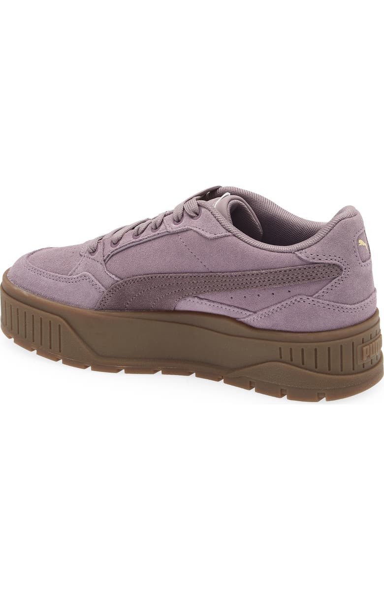 PUMA Karmen II Idol Platform Sneaker, Alternate, color, Plum Jam/ Raisin/ Puma Gold