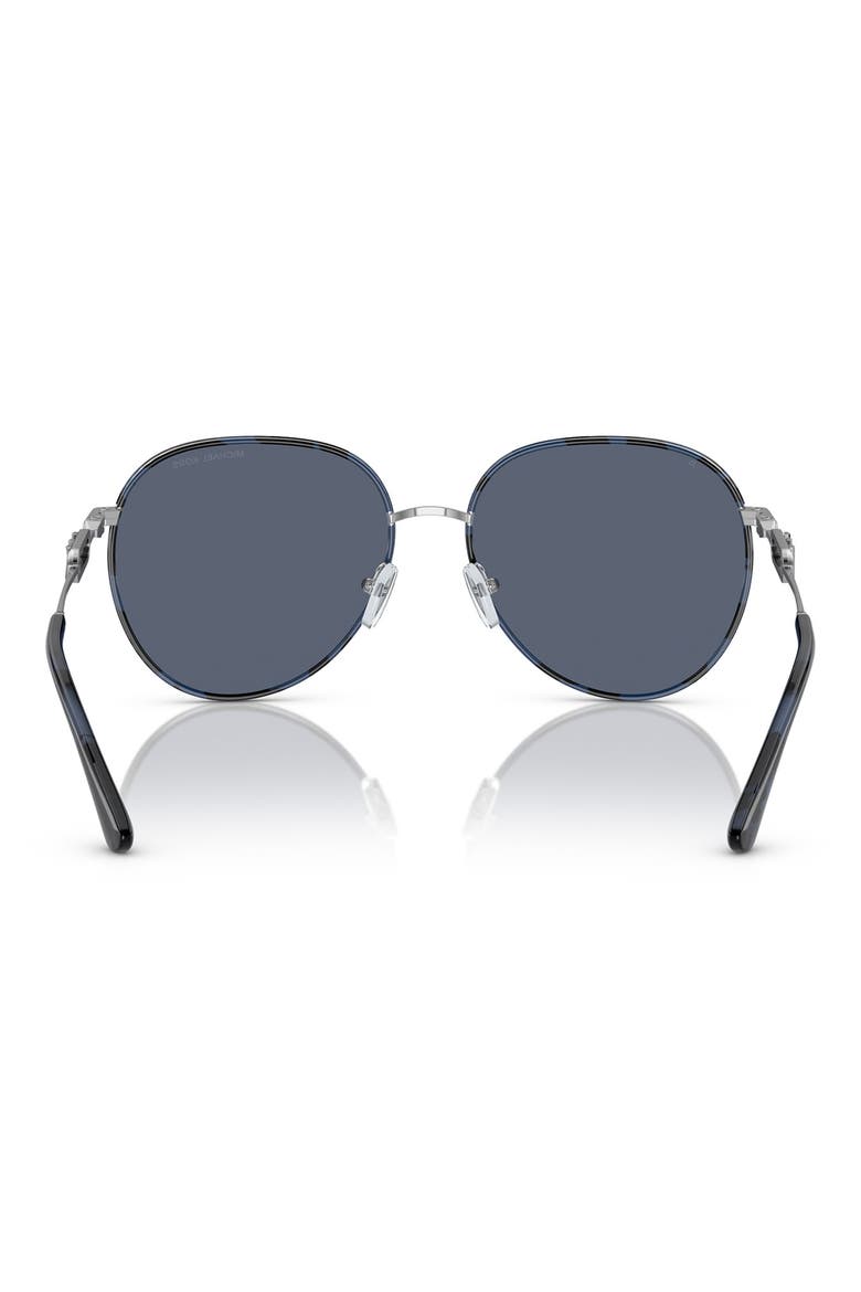 58mm Pilot Polarized Sunglasses, Alternate, color, BLUE TORTOISE