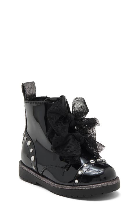 Kids' Anastasia Bow Faux Leather Boot