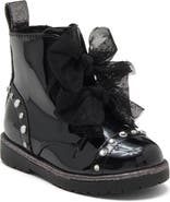 Harper Canyon Kids' Anastasia Bow Faux Leather Boot