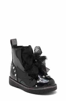 Kids' Anastasia Bow Faux Leather Boot