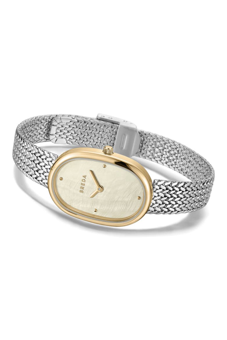 Jane Mesh Strap Watch, 23mm, Alternate, color, SILVER