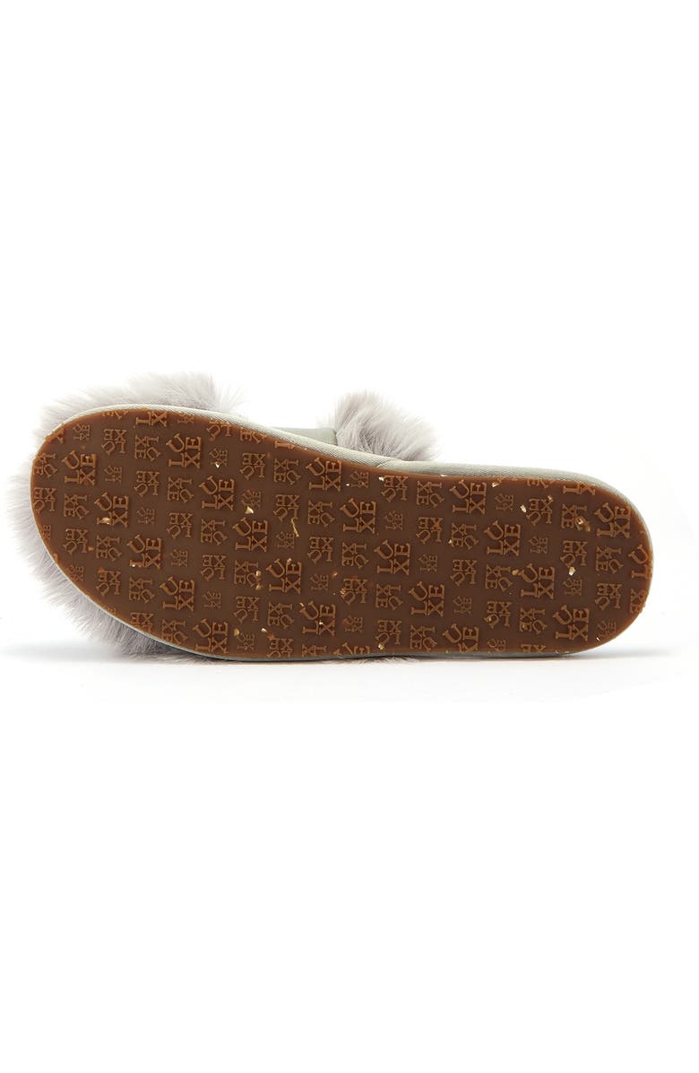 Australia Luxe Collective Muchas Luxe Genuine Shearling Slide Slipper, Alternate, color, Ice Gray