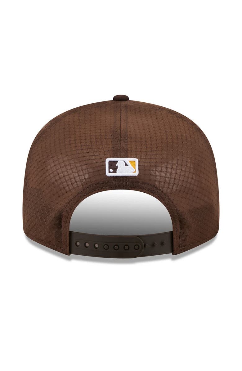 New Era Men's New Era Brown San Diego Padres 2026 Batting Practice 9FIFTY Snapback Hat, Alternate, color, Brown