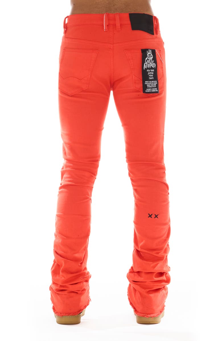Cult of Individuality Hipster Nomad Stacked Bootcut Jeans, Alternate, color, Coral