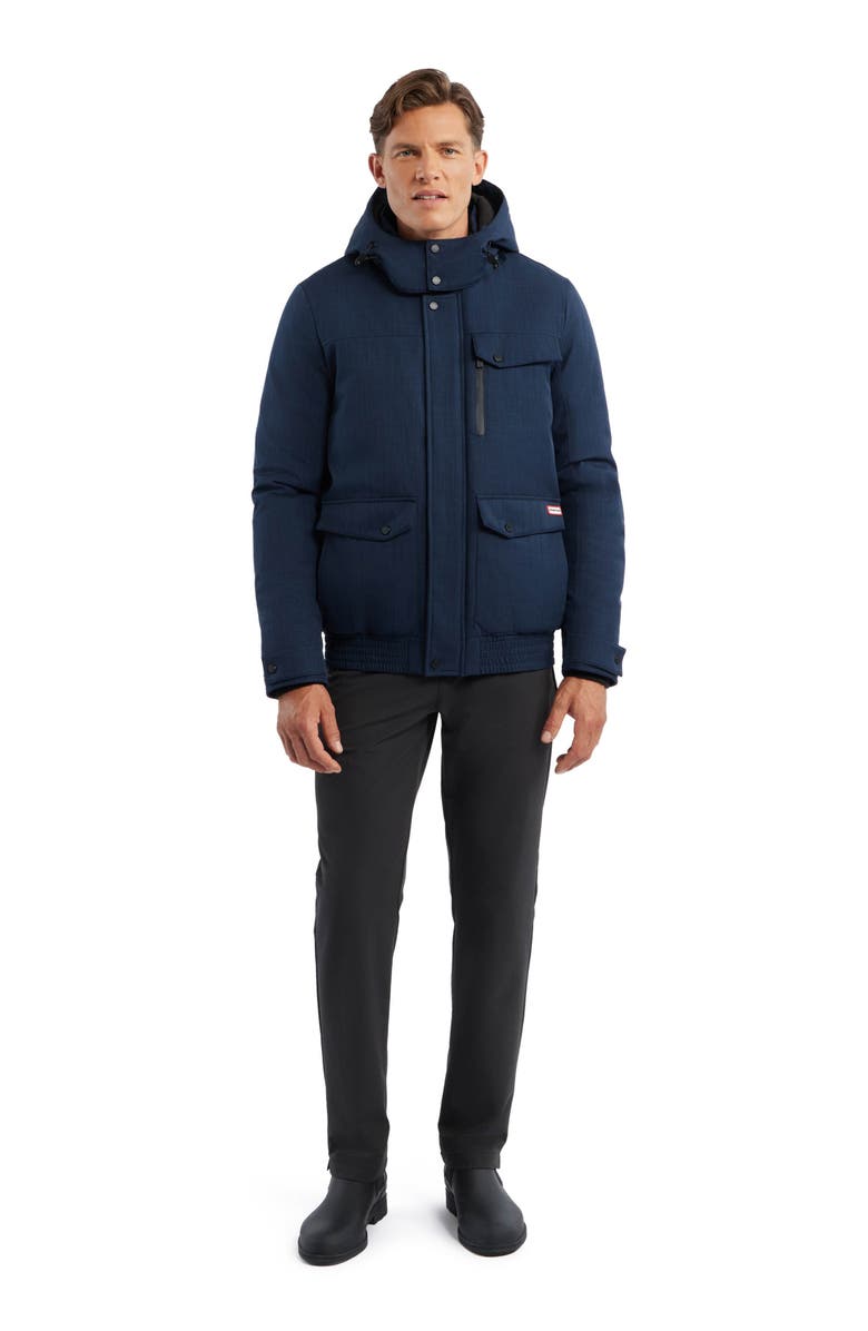 Hunter Liverpool Midweight Jacket, Alternate, color, Night Sky