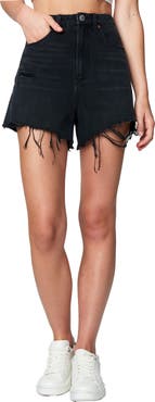 BLANKNYC The Reeve High Waist Cutoff Denim Shorts