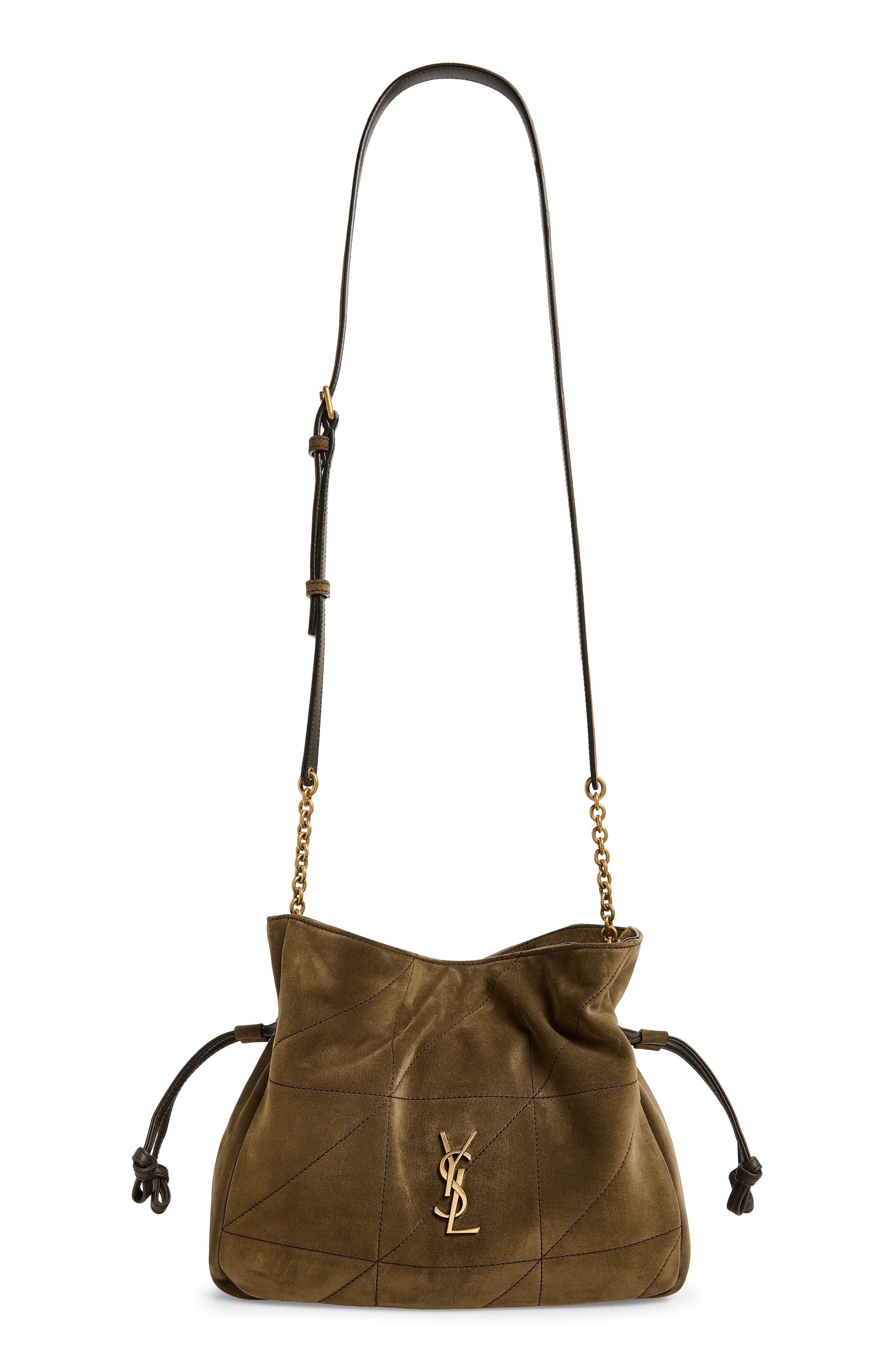 Jamie Leather Shoulder Pouch, Main, color, LIGHT MUSK