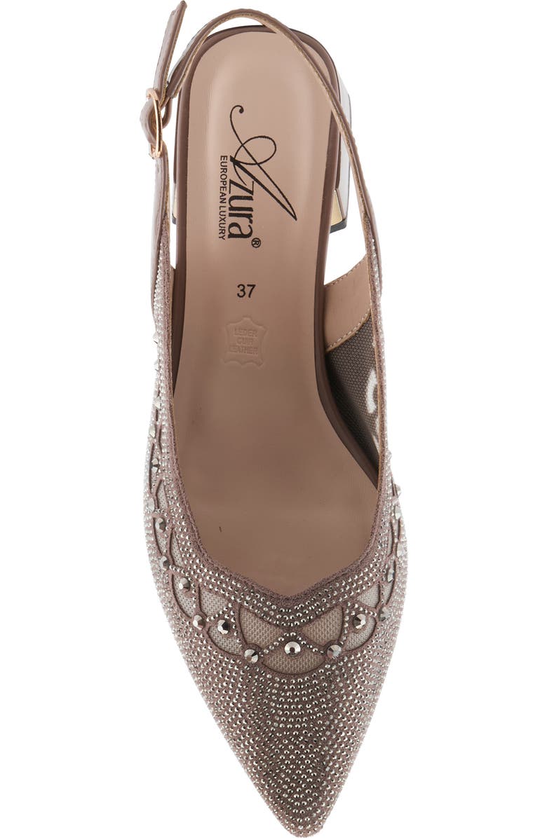 AZURA BY SPRING STEP Pretigurl Pointed Toe Slingback Flat, Alternate, color,