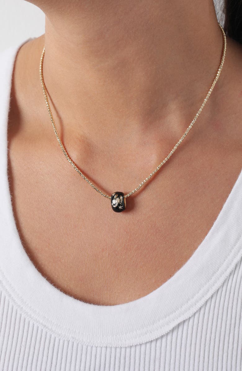 Adina Reyter Diamond Zodiac Pendant Necklace, Alternate, color, Yellow Gold - Capricorn