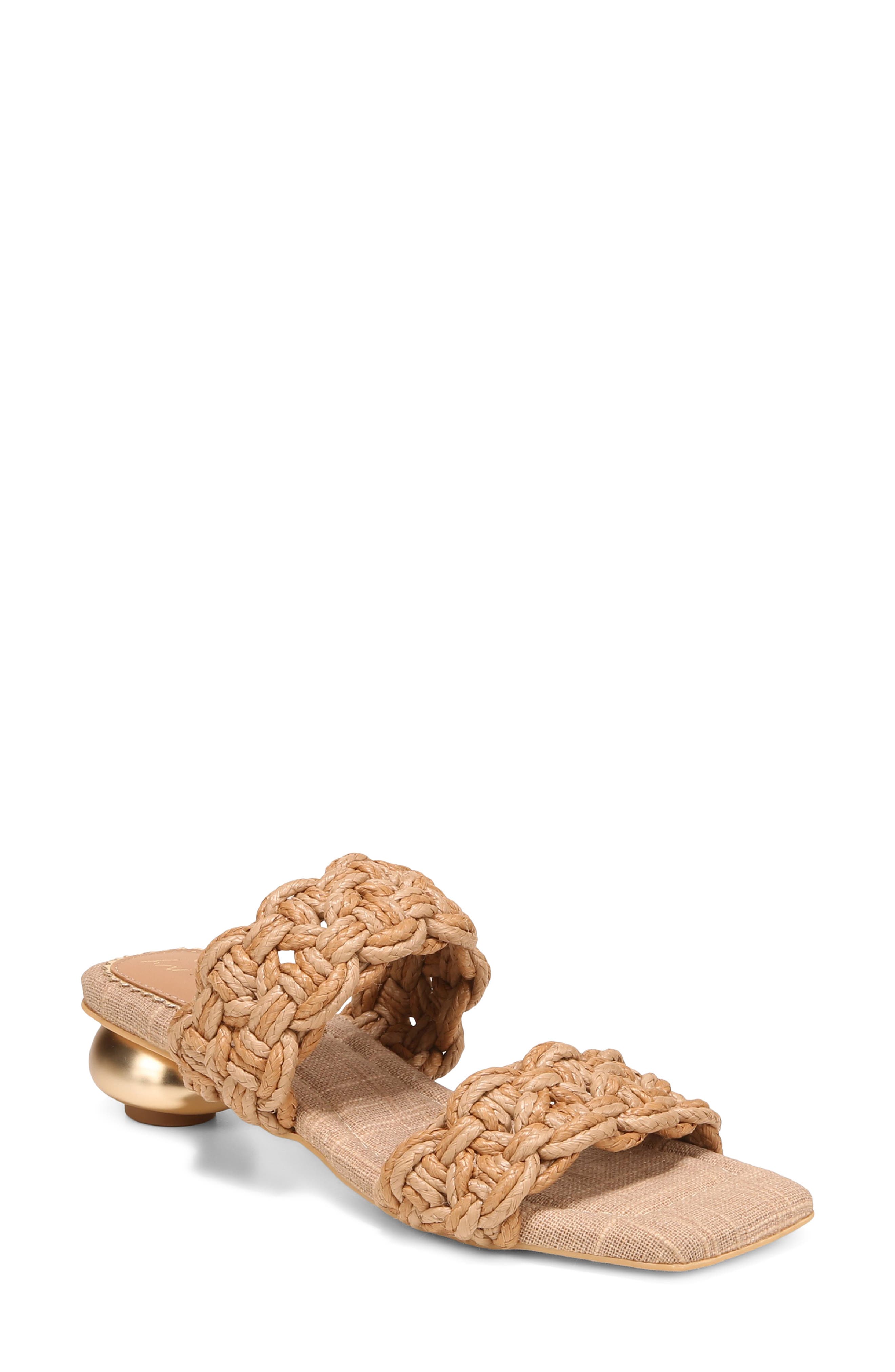 Circus NY by Sam Edelman Clover Woven Strap Sandal, Main, color, Light Golden Caramel/ Honey