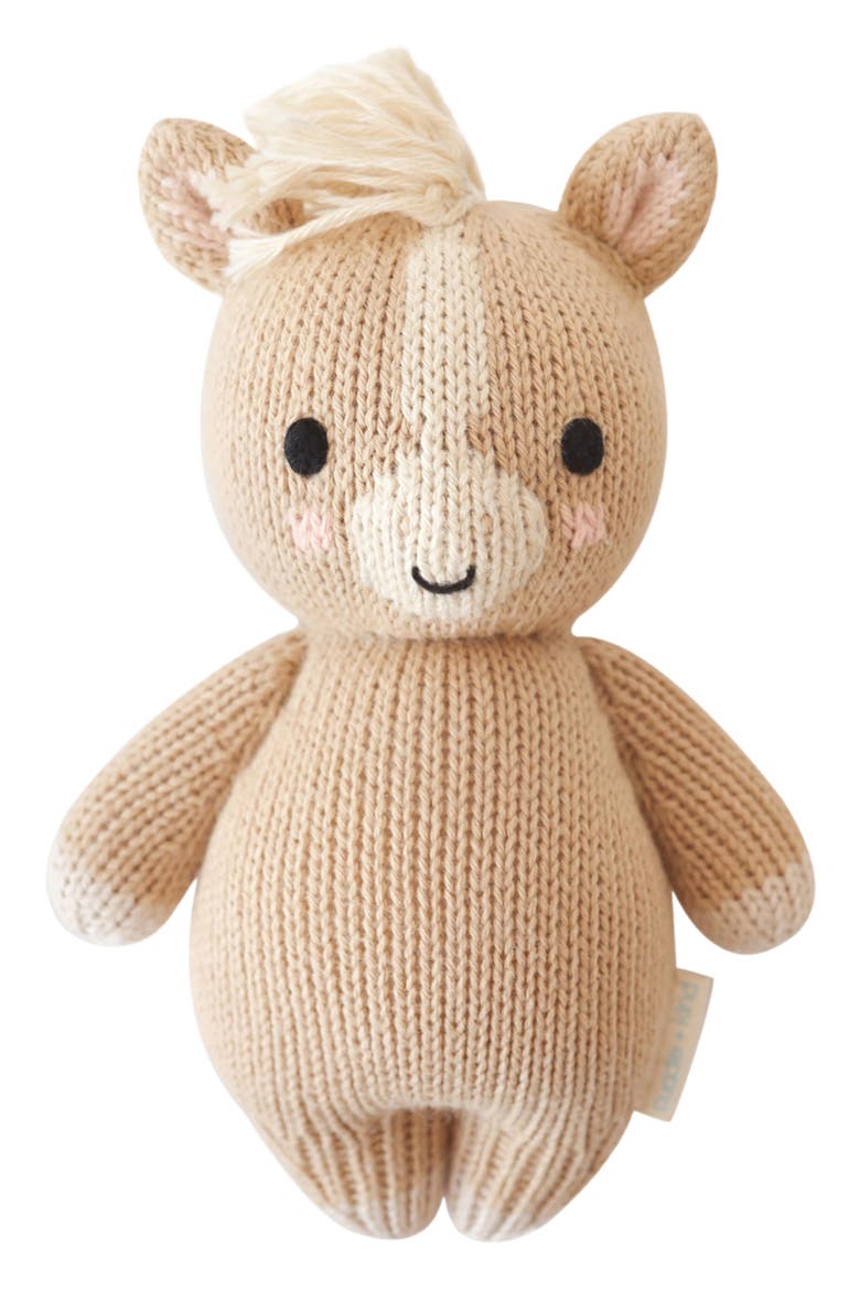 Baby Pony Stuffed Animal, Main, color, BEIGE