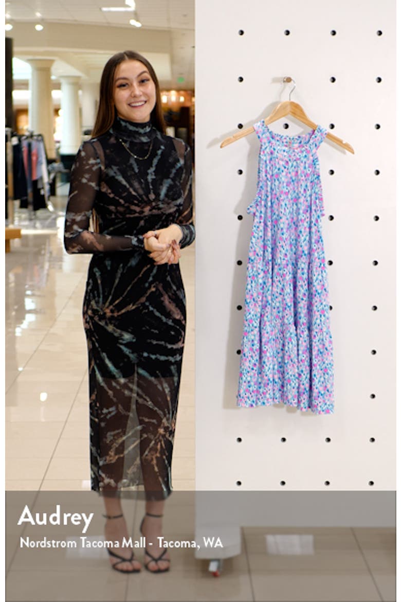 Jerrica Dot Print Sleeveless Dress video