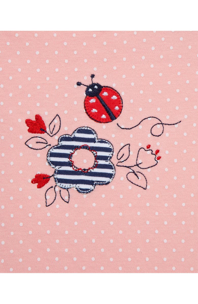 Little Me Ladybug Bodysuit, Pants & Headband Set, Alternate, color,