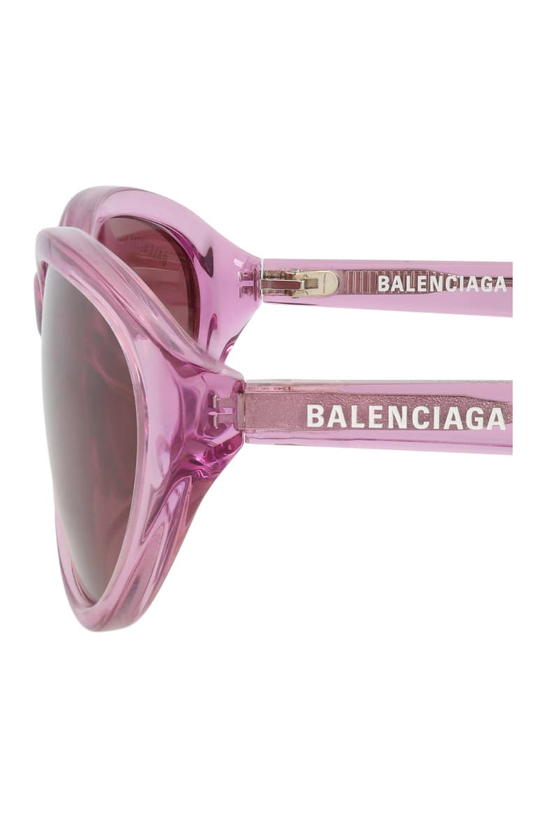 58mm Cat Eye Sunglasses, Alternate, color, VIOLET VIOLET VIOLET