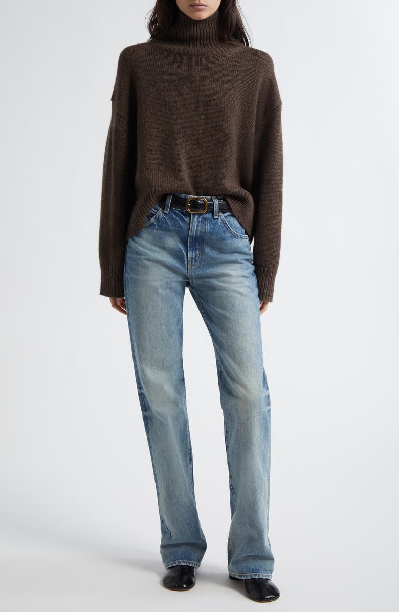 Nili Lotan Joan High Waist Jeans, Alternate, color, Summer Wash