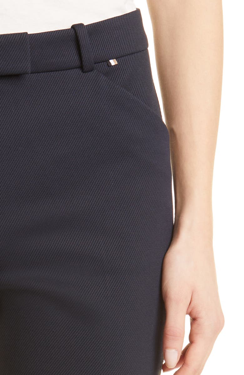 BOSS HUGO BOSS Tatiani Ankle Pants, Alternate, color, Midnight