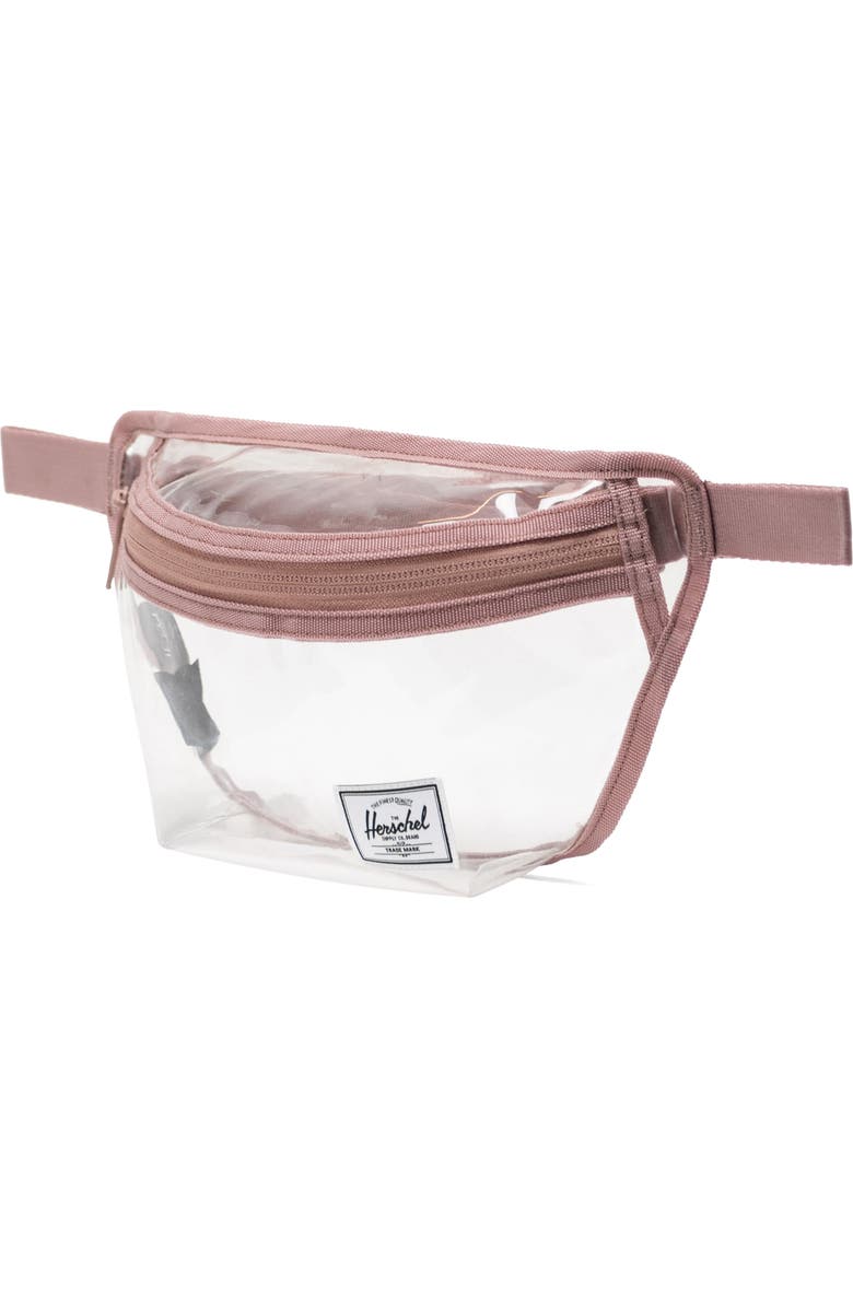 Herschel Supply Co. Classic Clear Belt Bag, Alternate, color, Ash Rose