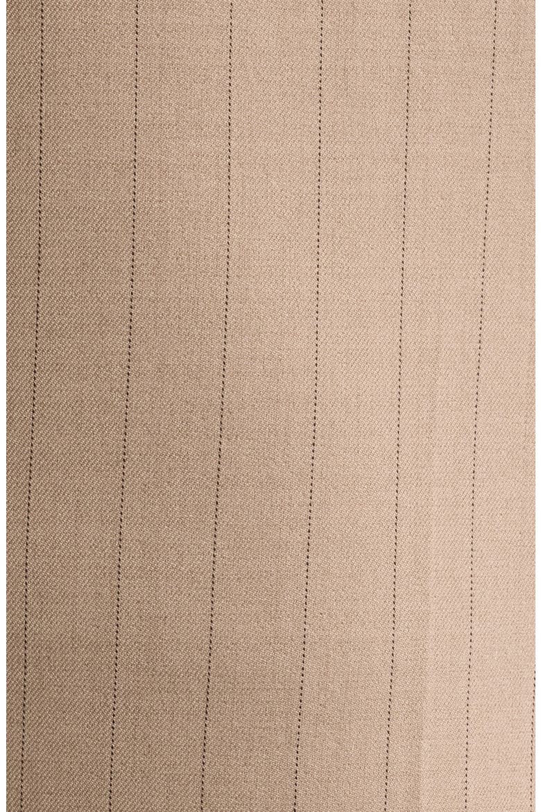 Pinstripe Straight Leg Ankle Pants, Alternate, color, NATURAL CLAY / ANNE BLACK