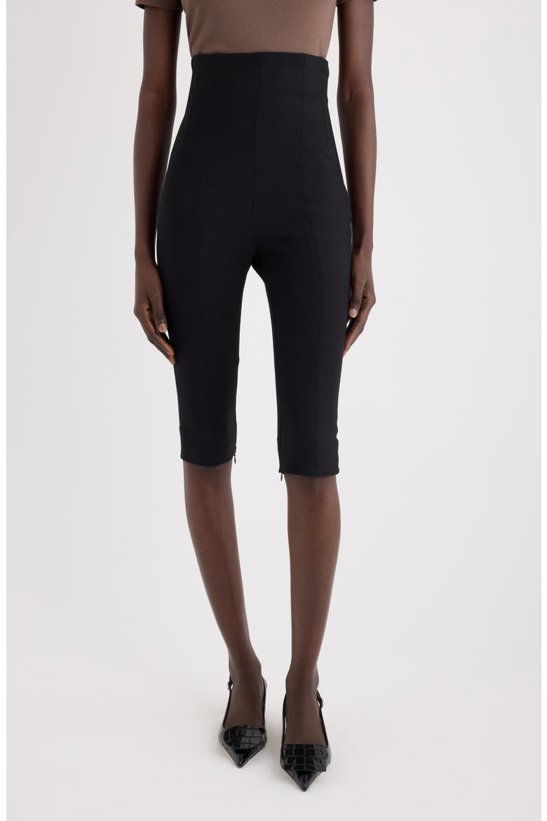 Le Pantalon Capri High Waist Pants, Main, color, BLACK