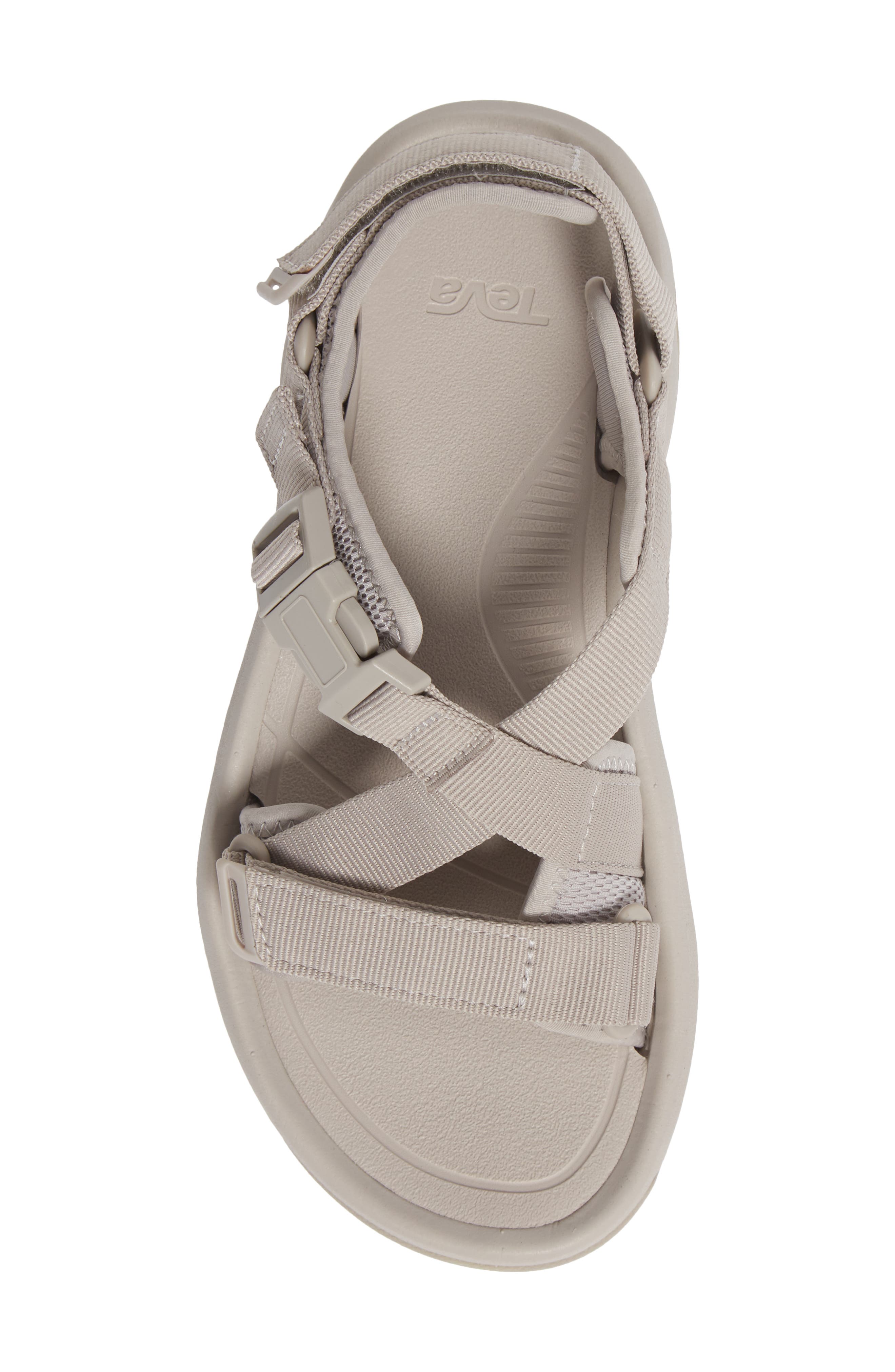 Hurricane Verge Sandal, Alternate, color, SILVER CLOUD
