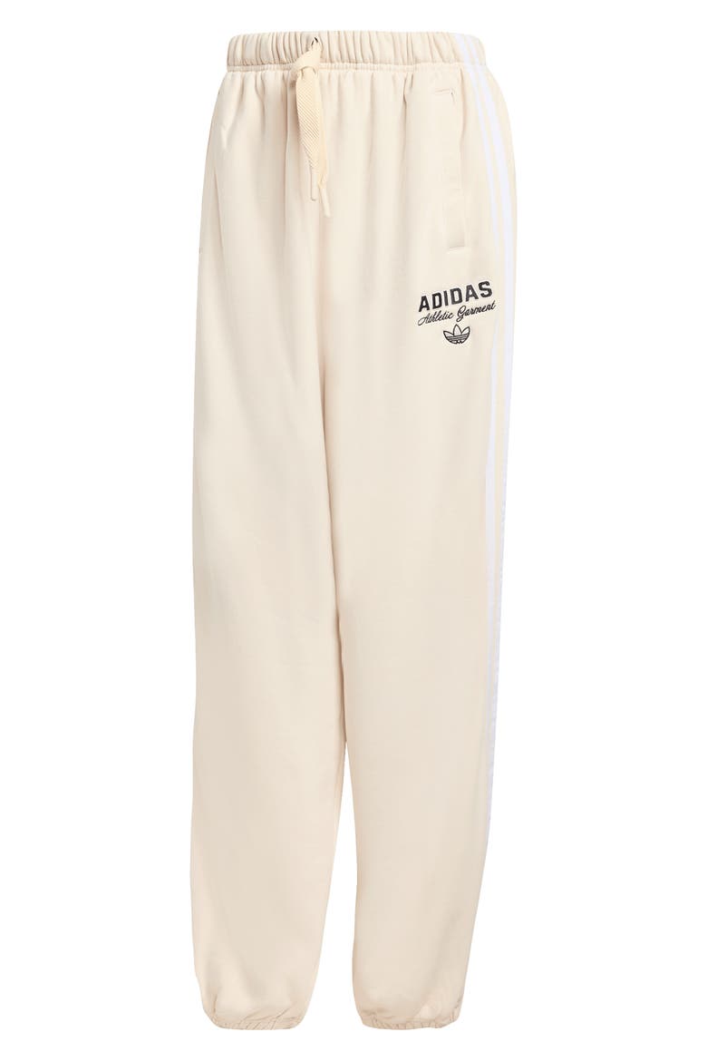 Athl Dept French Terry Graphic Sweatpants, Alternate, color, WONDER WHITE