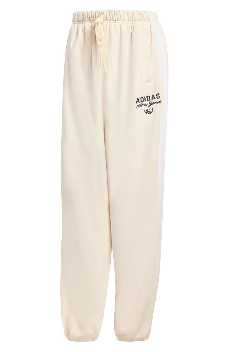 adidas Originals Athl Dept French Terry Graphic Sweatpants, Alternate, color, Wonder White