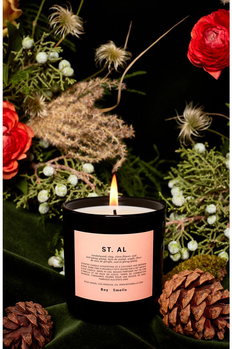 St. Al Scented Candle, Alternate, color, NO COLOR