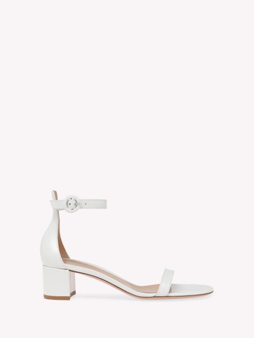Gianvito Rossi Bridal Versilia Satin Sandals In White
